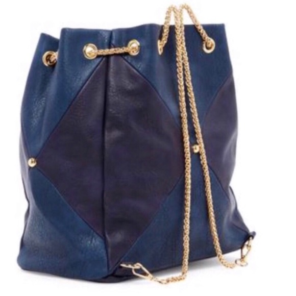 Cute convertible backpack or purse - blue - Picture 5 of 5